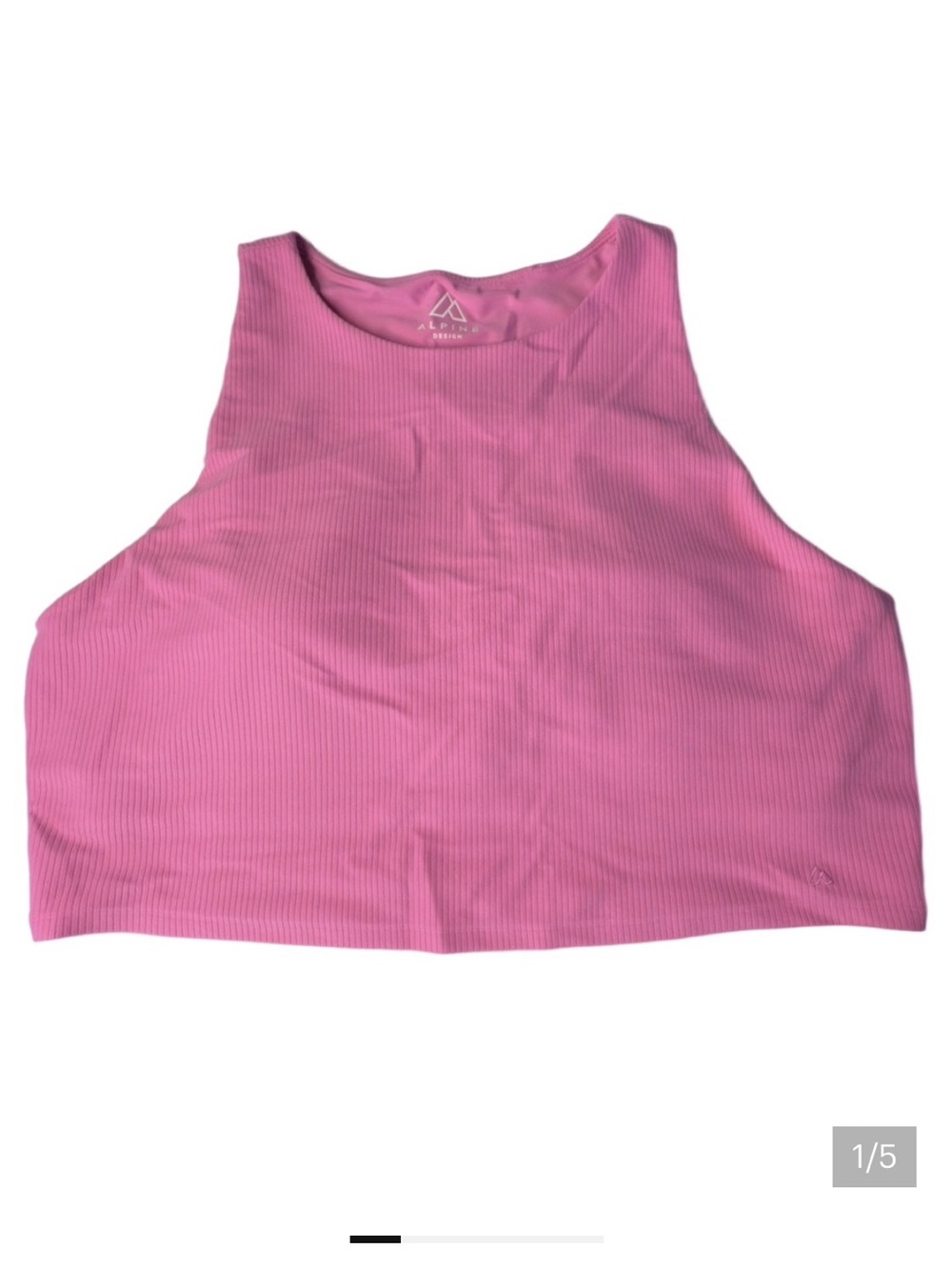 Alpine Design pink yoga sports bra workout top Women’s size XXL | ab7-10